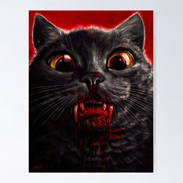 Vampire Cat Poster