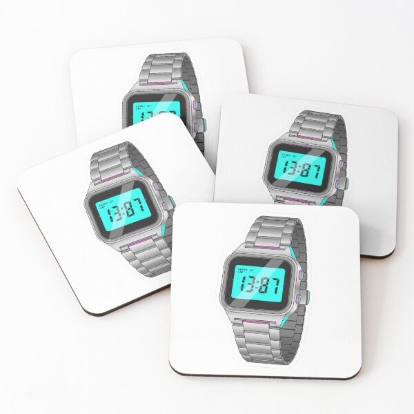 Item preview, Retro Glitch Digital Watch | Vaporwave Lo-Fi Aesthetic designed and sold by DigitalVibes Art, CreatorSpace, PixelMood. By AngryFish.Art..