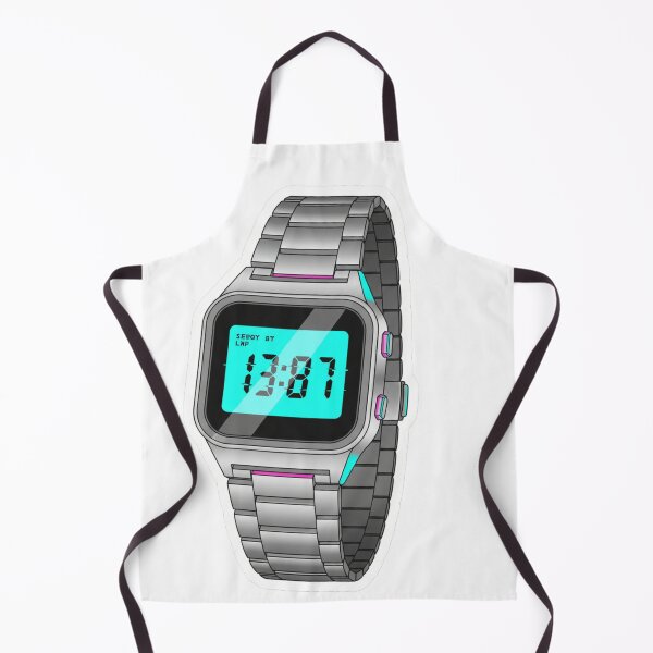 Item preview, Retro Glitch Digital Watch | Vaporwave Lo-Fi Aesthetic designed and sold by DigitalVibes Art, CreatorSpace, PixelMood. By AngryFish.Art..