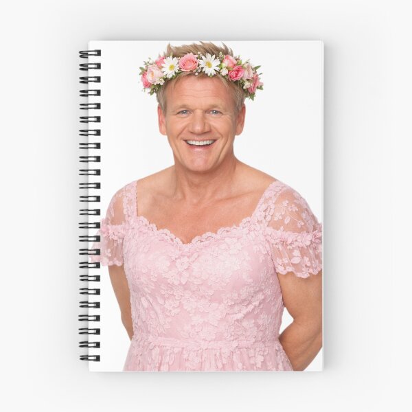 Item preview, Gordon ramsay Flower Crown pink dress Funny prank meme gift weird birthday designed and sold by CheeseBlueprint.