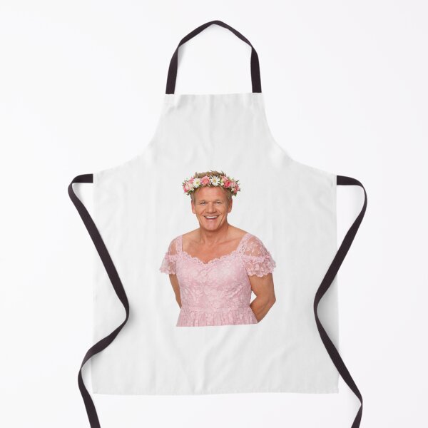 Item preview, Gordon ramsay Flower Crown pink dress Funny prank meme gift weird birthday designed and sold by CheeseBlueprint.