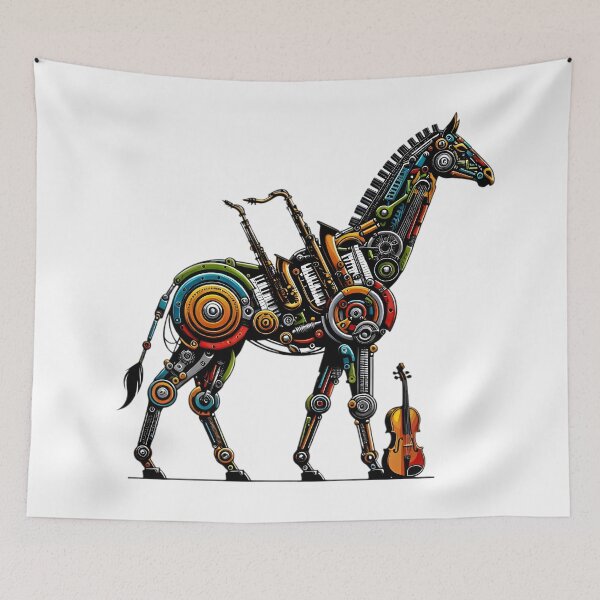 Item preview, Jazz Gallop: The Saxophone Stallion designed and sold by Dms3512.
