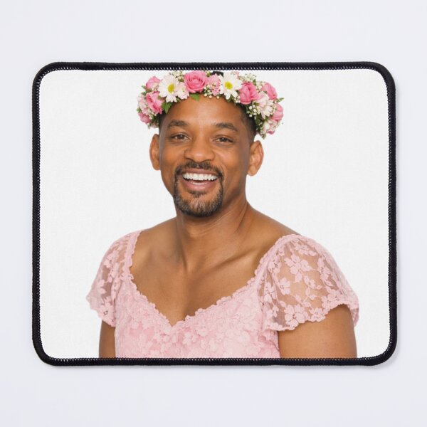 Item preview, Will smith Flower Crown pink dress Funny prank meme gift weird birthday designed and sold by CheeseBlueprint.