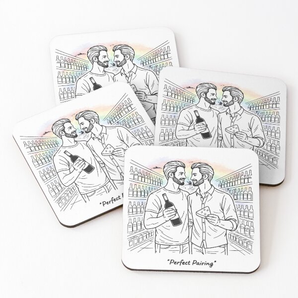 Item preview, LGBTQ Love in the Wine Aisle designed and sold by Elando1212.