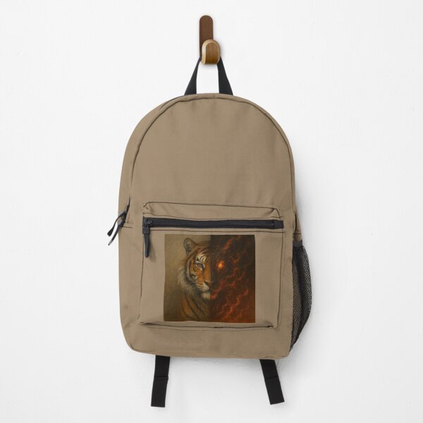 Item preview, Tiger – Dual Essence Emberborn Fire Spirit Wildlife Art designed and sold by GeoWild Designs.