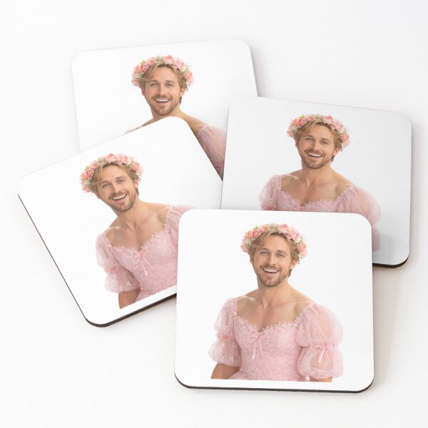 Item preview, Ryan gosling Flower Crown pink dress Funny prank meme gift weird birthday designed and sold by CheeseBlueprint.