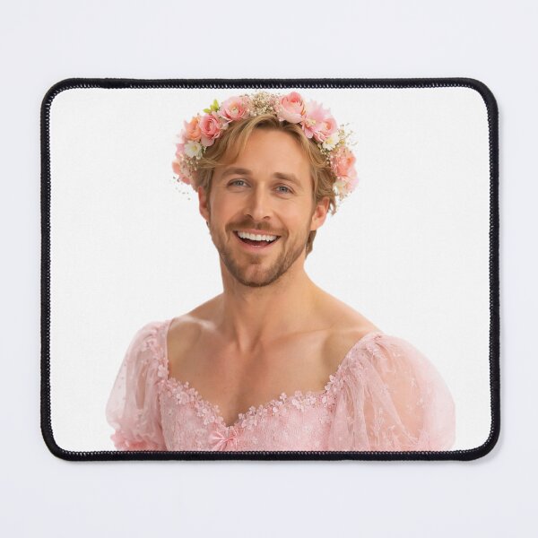 Item preview, Ryan gosling Flower Crown pink dress Funny prank meme gift weird birthday designed and sold by CheeseBlueprint.