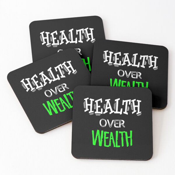 Item preview, Health over wealth designed and sold by godPapa.