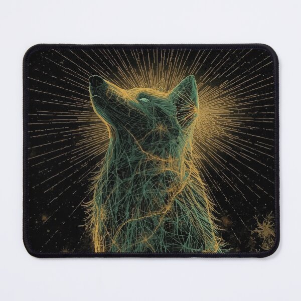 Item preview, The Listening Wolf designed and sold by AbstractAnom.