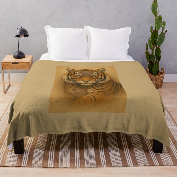 Item preview, Tiger – Hidden Symmetry Mandala Spirit Pattern Wildlife Art designed and sold by GeoWild Designs.