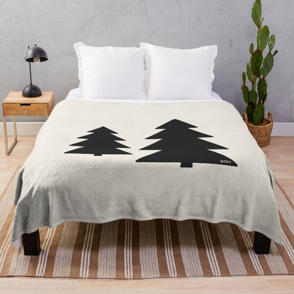 Item preview, Minimal Black Pine Trees designed and sold by YLDSPARK.