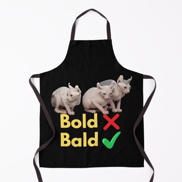 Item preview, Bold vs Bald – A Playful Heated Rivalry in Minimal Cat Art designed and sold by Vvmd.