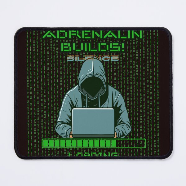 Item preview, Adrenalin Builds Silence Loading Hoodie Tee designed and sold by PrintVibes369.