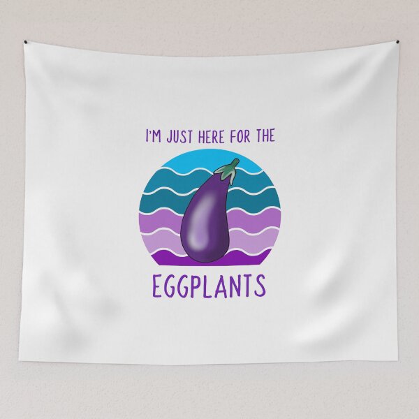 Item preview, Funny Eggplant designed and sold by Sartoris Art.