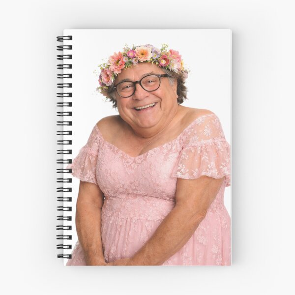 Item preview, Danny devito Flower Crown pink dress Funny prank meme gift weird birthday designed and sold by CheeseBlueprint.