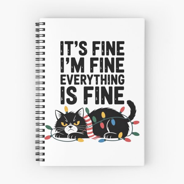 Item preview, Cute Angry Cat Holiday Scarf Lights Snarky Saying Graphic designed and sold by Stor04u.