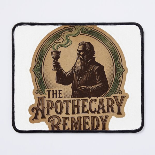 Item preview, The Apothecary Remedy Vintage Alchemist Bar Decor designed and sold by OneLineBar.