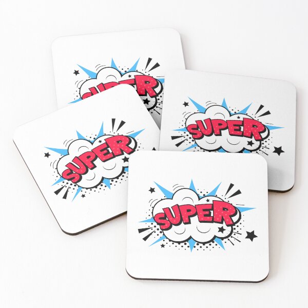 Item preview, SUPER – Comic lettering in an exploding cloud | Pop Art Design designed and sold by Lieblingsmädchen.
