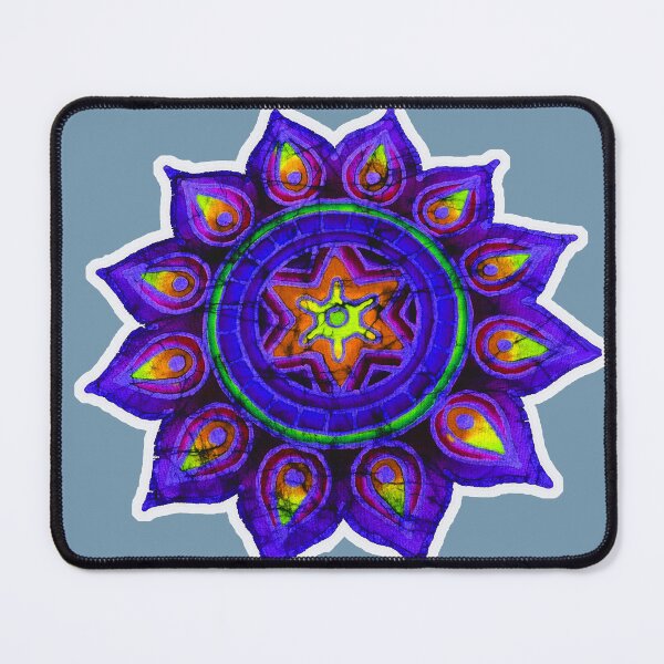 Item preview, Purple Batik sun star designed and sold by AuroraXGreen.
