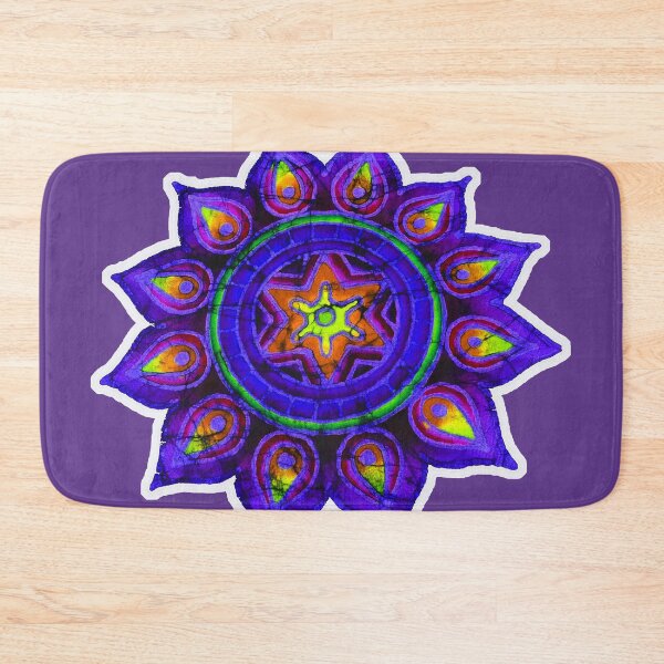 Item preview, Purple Batik sun star designed and sold by AuroraXGreen.