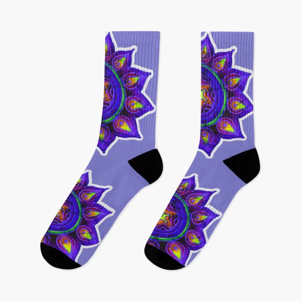 Item preview, Purple Batik sun star designed and sold by AuroraXGreen.