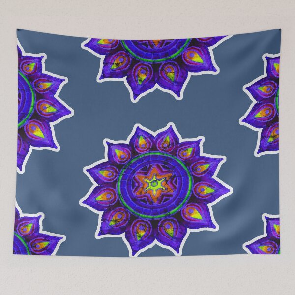 Item preview, Purple Batik sun star designed and sold by AuroraXGreen.