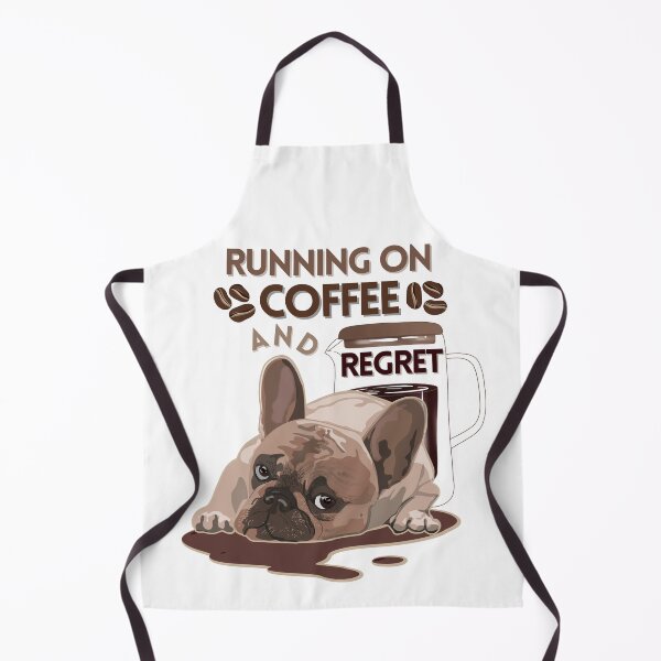 Item preview, offee and Regret – Funny French Bulldog Coffee Design designed and sold by Made by Mooki.