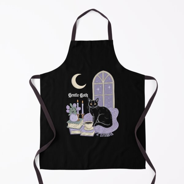 Item preview, Gentle Goth Cozy Cat Moonlight Sanctuary designed and sold by MooonTees.