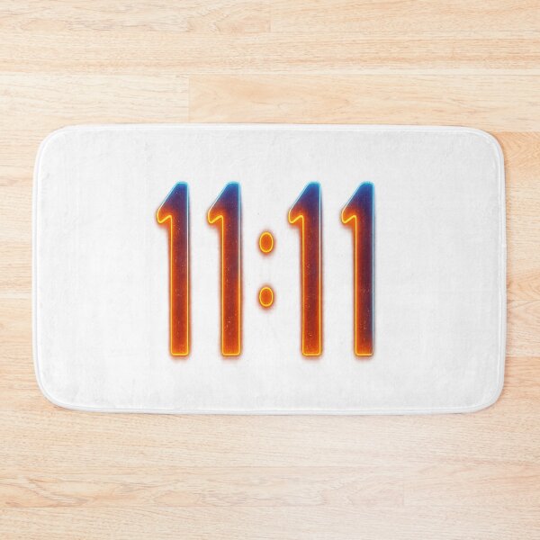 Item preview, 11:11 Angel Number Neon Glow designed and sold by HiteshArt111.
