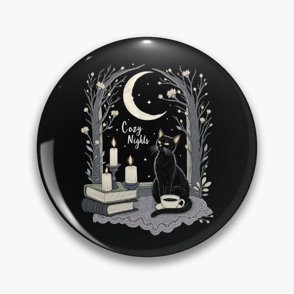 Item preview, Cozy Nights Cozy Cat Moonlight Sanctuary designed and sold by MooonTees.
