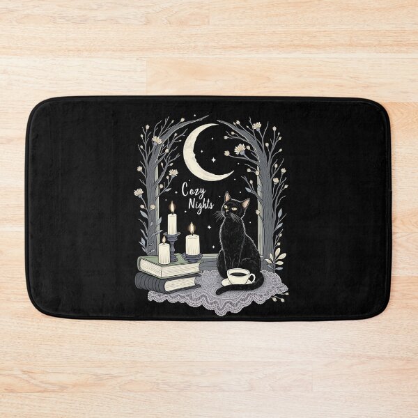 Item preview, Cozy Nights Cozy Cat Moonlight Sanctuary designed and sold by MooonTees.