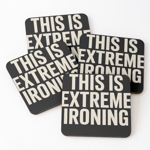 Item preview, This Is Extreme Ironing Typography designed and sold by InspireLab777.