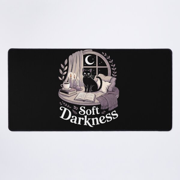 Item preview, Soft Darkness Cozy Cat Moonlit Sanctuary designed and sold by MooonTees.