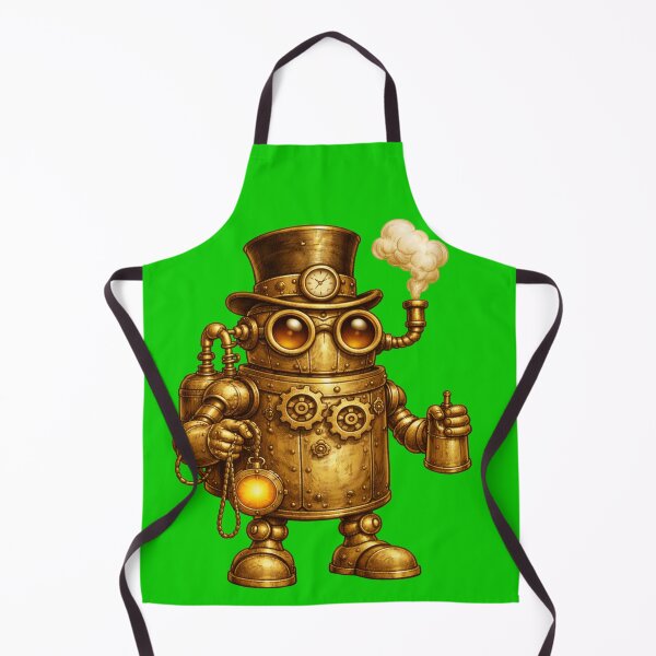Item preview, Steampunk Gentleman Automaton – Brass Explorer Robot designed and sold by Papier Atelier Art.