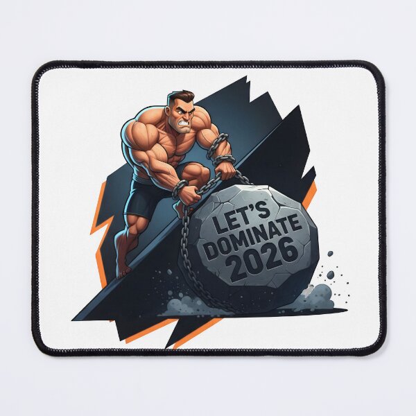 Item preview, Let’s Dominate 2026 – Relentless Power Gym Shirt designed and sold by LoganDzign.