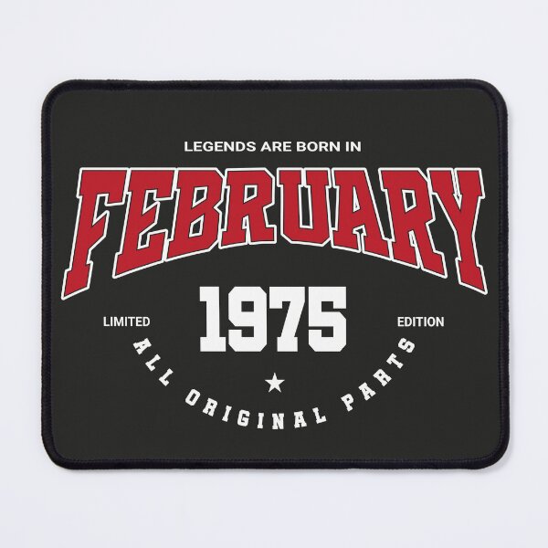 Item preview, February legends 1975 designed and sold by HB Shirts.