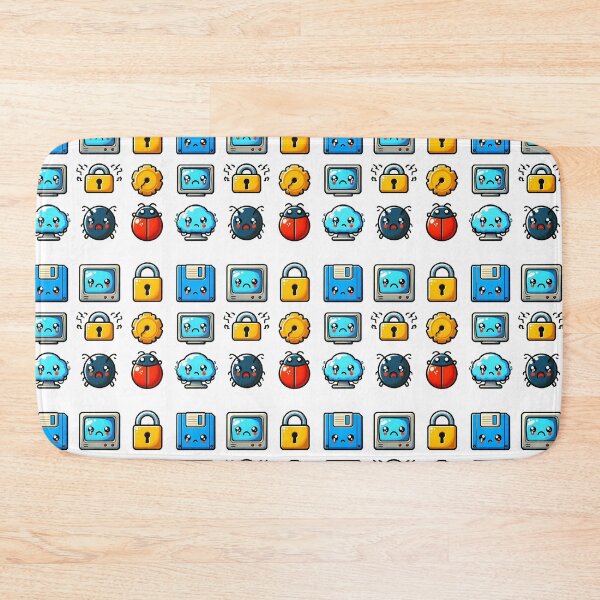 Item preview, Sad Cybersecurity & Retro Tech Icons - Cute Error Sticker Pack designed and sold by GREENZ0NE.