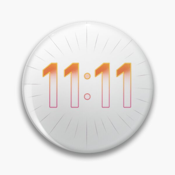 Item preview, 11:11 Angel Number Neon Glow designed and sold by HiteshArt111.