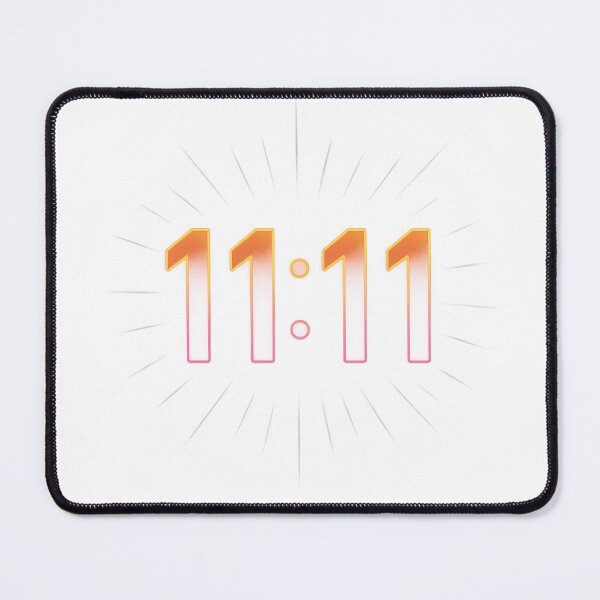 Item preview, 11:11 Angel Number Neon Glow designed and sold by HiteshArt111.
