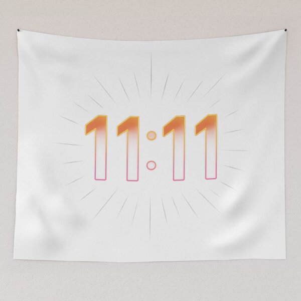 Item preview, 11:11 Angel Number Neon Glow designed and sold by HiteshArt111.