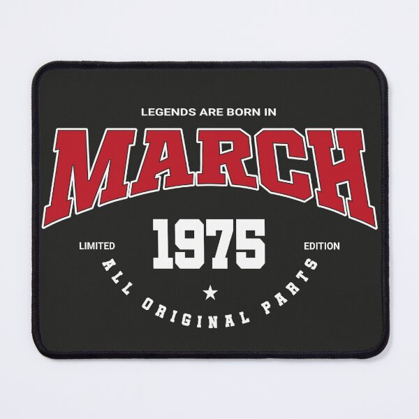 Item preview, March legends 1975 designed and sold by HB Shirts.