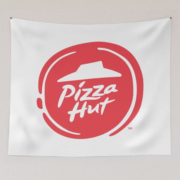 Item preview, Vibrant Thought Pizza Hut Canvas designed and sold by Xieren  	 Xuan.