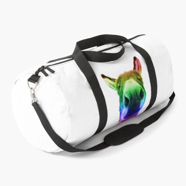 Item preview, Sweet Donkey Smile Rainbow – Wholesome Animal Art designed and sold by furrydrool.