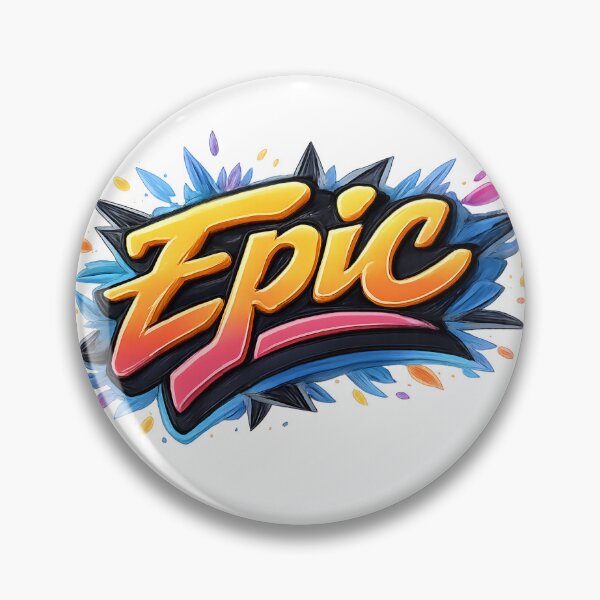 Item preview, Epic – Bold Graffiti Style Word Art designed and sold by Byarasstudio.