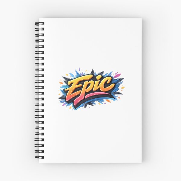 Item preview, Epic – Bold Graffiti Style Word Art designed and sold by Byarasstudio.