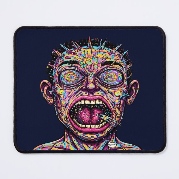 Item preview, Psychedelic Glitch Scream - Mind Warp Weirdcore Art designed and sold by Dakson Design - Fantasy Art.