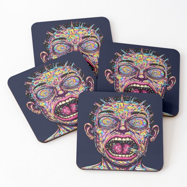Item preview, Psychedelic Glitch Scream - Mind Warp Weirdcore Art designed and sold by Dakson Design - Fantasy Art.