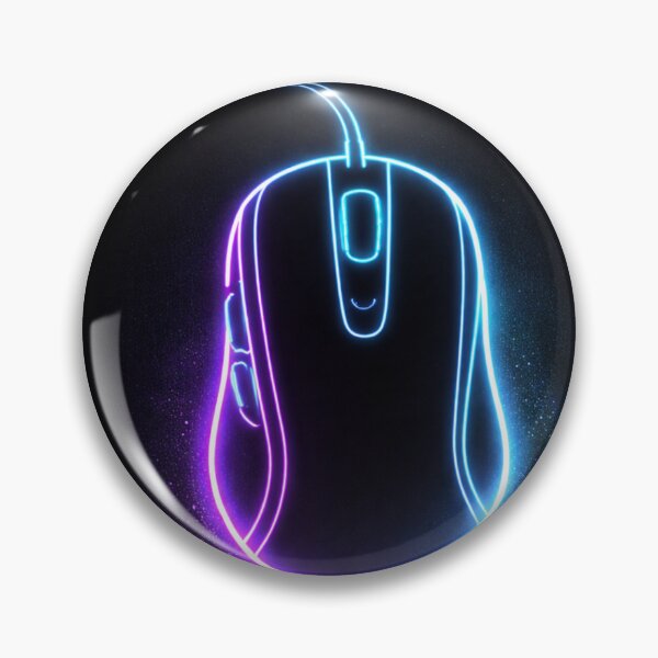 Item preview, Neon Gaming Mouse | RGB Gamer Art designed and sold by Neonnightgamer.