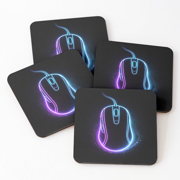 Item preview, Neon Gaming Mouse | RGB Gamer Art designed and sold by Neonnightgamer.