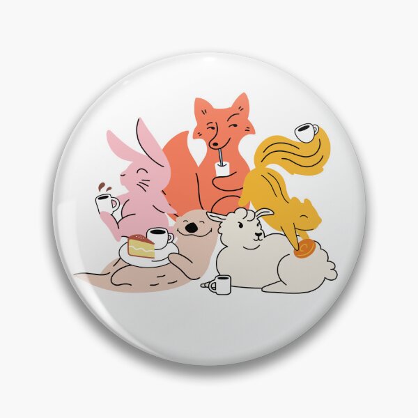 Item preview, animals and coffee  designed and sold by delicate-pov.